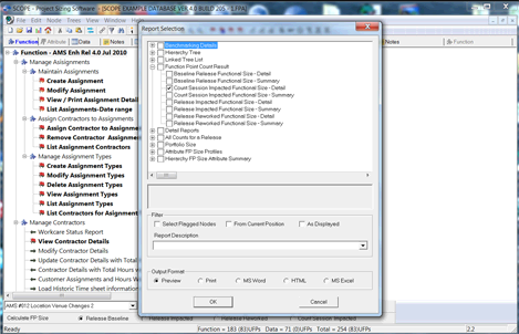 exporting scope reports into microsoft office word and excel documents